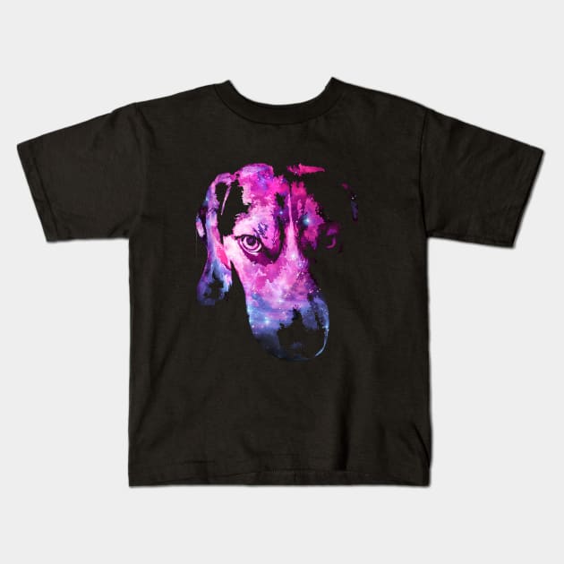 Dog Space Kids T-Shirt by Breathern